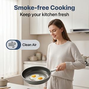 Poêle à frire en céramique titane, sans PFAS, revêtement céramique antiadhésif, poignée résistante à la chaleur, compatible avec toutes les plaques de cuisson - Product Image 4