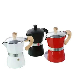 Hot selling items Portable New mocha coffee maker,Thickened octagonal teapot,Hand Brew Coffee Maker for Home &Outdoor Camping