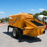 Promotion : Pompe à béton électrique Minle HBTS50 50m³/h 13MPa Portée 800m 75kW Kawasaki 180 pour infrastructures longue distance