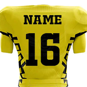 Uniforme de football américain fabriqué professionnel uniforme de football américain anti-rides durable pour les hommes - Product Image 5