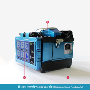 HAILE R600S Penyambung Serat Optik Efisiensi Tinggi, Presisi Tinggi untuk Mode Tunggal dan Multi-mode Universal dengan Enam Motor Sinkronisasi Docking - Product Image 3