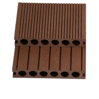 Planche de terrasse creuse en WPC moderne antidérapante et emboîtable, écologique, imperméable, anti-UV, ignifuge, anti-termites, résistante aux fissures 5