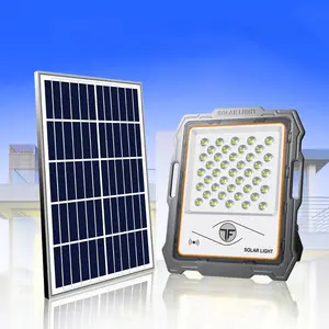 Projecteur solaire led avec capteur de radar, éclairage à large faisceau, contrôlé à distance, pour l'extérieur, 100W, IP67, nouveau, livraison gratuite