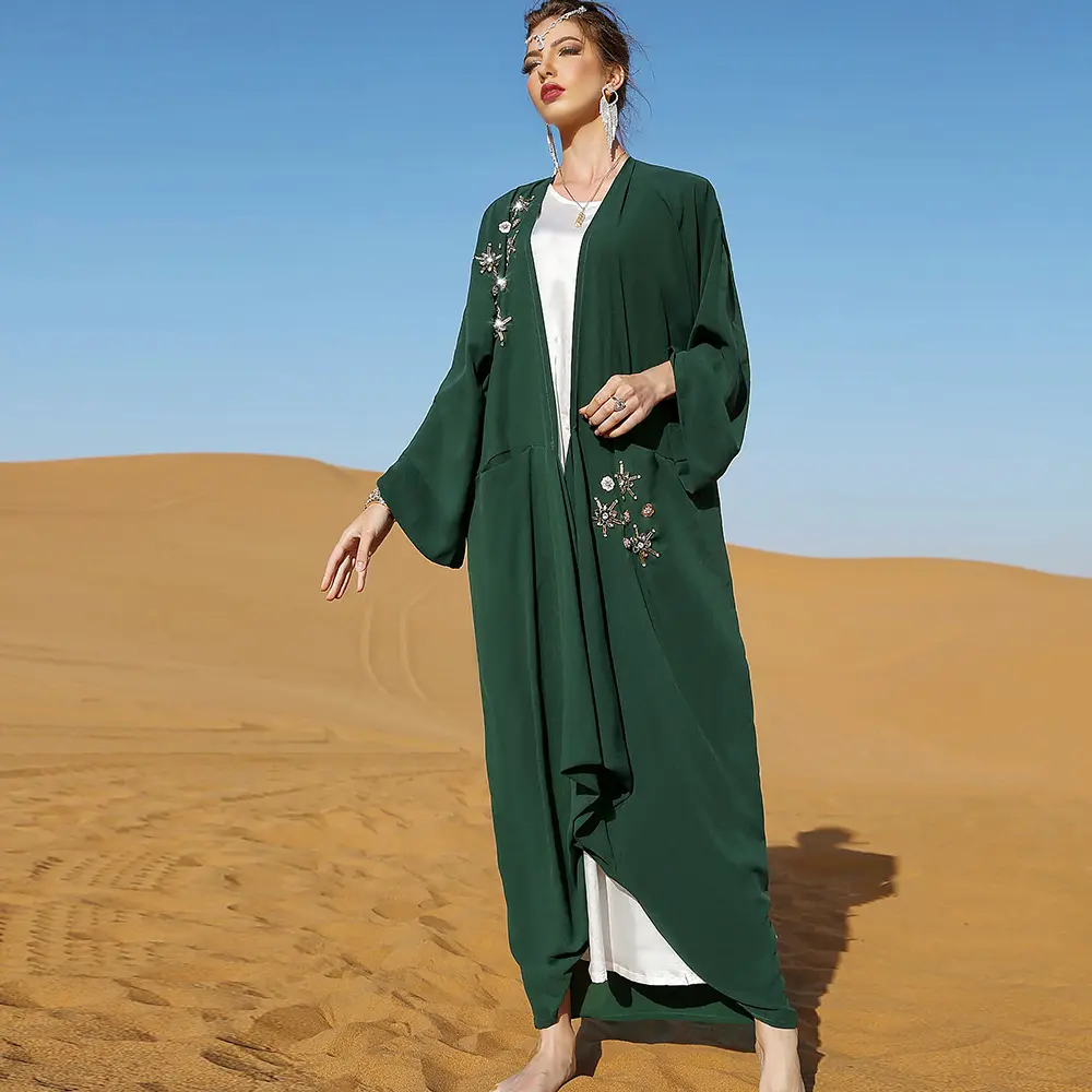 Muslim Modest Robe Abaya Dubai Abaya türkische Robe muslimische islamische Kleidung Frauen