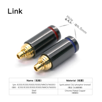 LINK 1 pasang Hi-End Earphone Pin Male Plug lubang 4.5mm kualitas baik