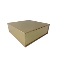 Boîte-cadeau de luxe personnalisée en forme de livre avec surface lisse pour vernis à ongles doublure éponge haut de gamme UV à l'huile
