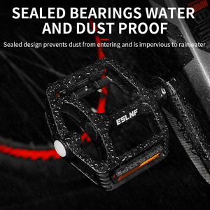 <span class=keywords><strong>Pedales</strong></span> de Bicicleta con Luz, Antideslizantes, Planos, con Reflectores, para Bicicletas de Montaña, Carretera y BMX - Product Image 5