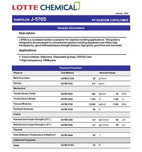 Resina de plástico virgen PP de grado médico de rigidez equilibrada/impacto, polipropileno para jeringa desechable J550S - Product Image 3
