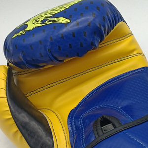 Custom Design Logo Men PU Waterproof Boxing Gloves Non-Slip Adjustable Wrist Strap Full Finger Training Use Comfortable - Product Image 4