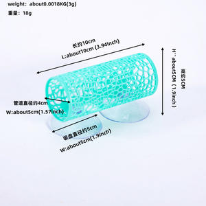 Goldfish Rest Tunnel <span class=keywords><strong>Fish</strong></span> tank Decoração De Plástico Pequenos Peixes e Camarão Hiding Place Tubo Acessórios do tanque de peixes - Product Image 5