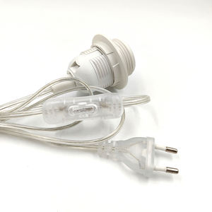 Hagood - <span class=keywords><strong>Cable</strong></span> de Interruptor Transparente de 1.8 Metros, 304 303, <span class=keywords><strong>Portalámparas</strong></span> E27/E14, <span class=keywords><strong>Enchufe</strong></span> EU/US, Adaptador de Ahorro de Energía, <span class=keywords><strong>Portalámparas</strong></span> - Product Image 6