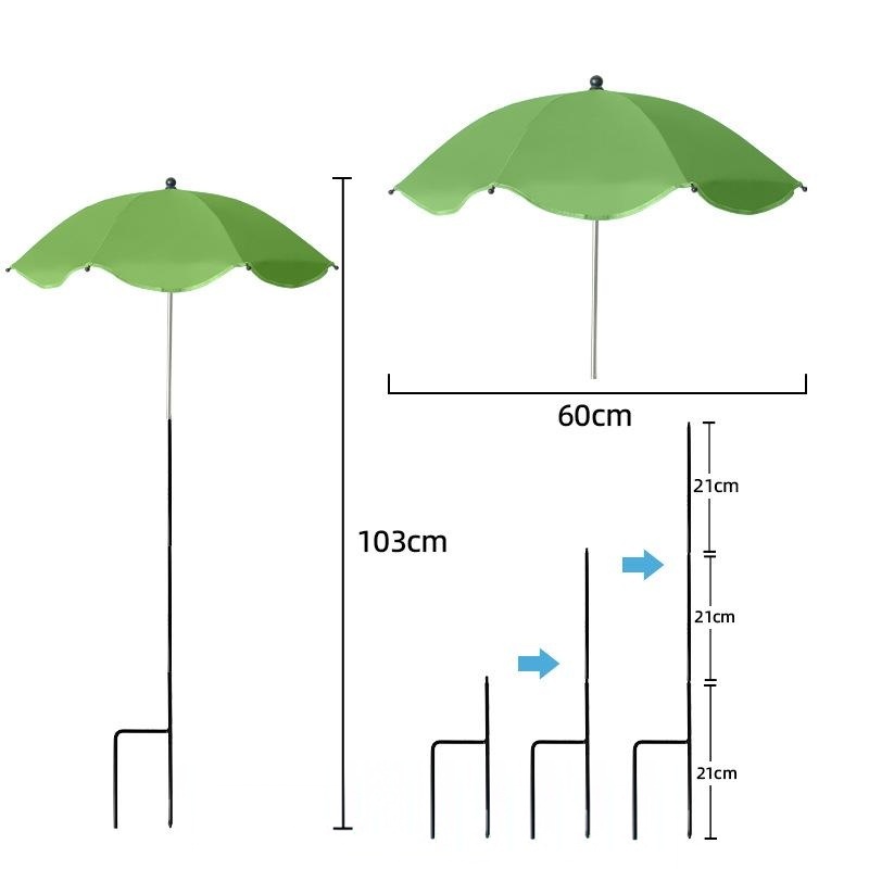 Green with flap