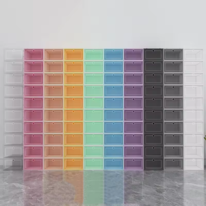 Portable <strong>Shoe</strong> <strong>Rack</strong> for Apartment DIY Modular Plastic Cabinet for <strong>Small</strong> Space Modern Macaron Color Organizer - Product Image 4