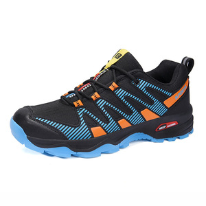 Chaussures de randonnée pour hommes, tige synthétique, doublure en mesh, semelle extérieure en caoutchouc, respirantes, toutes saisons, taille 13, bout fermé, trekking en plein air - Product Image 4