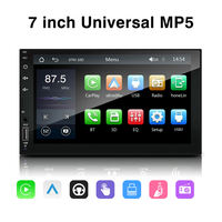Universelles 7-Zoll-Großbildschirm Android 15 Autoradio mit Touchscreen, BT, DVD, Carplay, TF, USB, Rückfahrkamera, Plug-and-Play