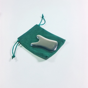 Huiying aleación de zinc forma cóncava facial guasha logotipo privado impreso cara pierna mano cuerpo masajeador - Product Image 4