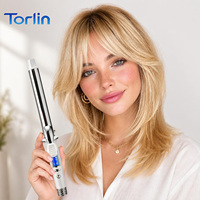 Fabricante Torlin ODM OEM, Rizador de Pelo de Cerámica PTC Blanco Plateado, Máxima Temperatura de Seguridad, Resistente al Calor, para Viajes