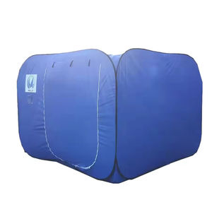 Casa de Juegos Sensorial para Niños al Aire Libre, Negra, Reforzada, Tienda de Campaña Plegable para Interiores, Apertura Rápida, Una Cama, Pegamento Plateado - Product Image 5