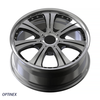 Jantes forgées argentées à 7 larges rayons 18 19 20 21 22 pouces 5x112 5x114.3 5x120 5x130 6x139.7 pour BMW Audi Lexus Toyota LC Prado