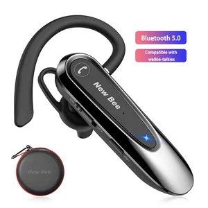 Compatible with Walkie-talkies Earphones Single Ear Handsfree Earphones Ear-hook Earbuds Business Headset for Phone Calls