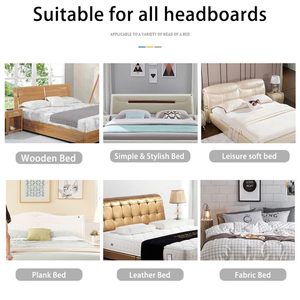 Copri testiera <span class=keywords><strong>letto</strong></span>/<span class=keywords><strong>fodera</strong></span> <span class=keywords><strong>per</strong></span> <span class=keywords><strong>letto</strong></span> singolo/King/doppio <span class=keywords><strong>letto</strong></span> copricapo elastico elastico morbido - Product Image 5