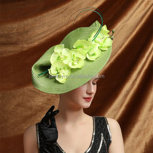 หมวก Kentucky fascinator วันฮาโลวีนหมวกฟางแบบมีกล่องสำหรับงานเลี้ยงค็อกเทลสำหรับผู้หญิง - Product Image 4