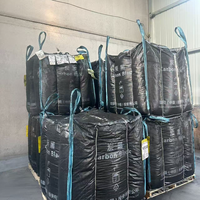 Sac FIBC à prix d'usine, conception renforcée internement, noir, forme carrée, robuste, grand sac pour marchandises en vrac
