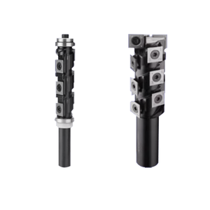 Yufu เครื่องตัดแบบเกลียวที่ถอดออกได้พร้อมที่จับเครื่องตัดกัดงานแกะสลัก OEM ปรับแต่งได้ HRC 65แบบไม่เคลือบ - Product Image 4