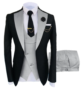 Nouveau <span class=keywords><strong>costume</strong></span> homme, vêtements populaires, <span class=keywords><strong>costume</strong></span> de luxe pour soirée, <span class=keywords><strong>costume</strong></span> de scène pour homme, <span class=keywords><strong>costume</strong></span> de marié, coupe classique, smoking 3 pièces, veste + pantalon + gilet - Product Image 4
