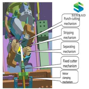 Machine automatique de coupe et de pliage de blindage de câbles, machine de traitement de blindage de câbles, machine de dénudage, harnais de câbles pour nouvelles énergies - Product Image 4