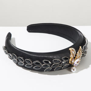 Serre-tête coréen en strass de cristal, accessoires élégants et personnalisés pour mariée et fête de mariage - Product Image 4