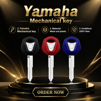 Clés de moto pour YAMAHA YZF XJR1300 FJR1300 MT09 MT07 XJ6 TMax FZ6 FZ8 R3 R1 R6, clé de moto avec puce détachable