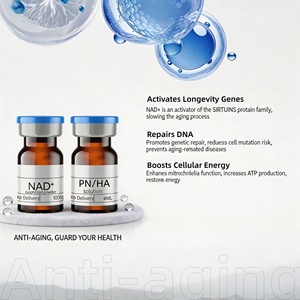 Sérum Booster Cutané Lyophilisé NAD+ NMN NR Complex avec Polynucléotides HA et Précurseurs de NAD+ <span class=keywords><strong>Plus</strong></span> pour un Anti-âge Profond - Product Image 5