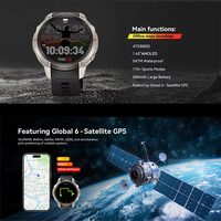 Reloj Inteligente GPS de 6 Satélites con Mapas Offline, Más de 170 Modos Deportivos, Altímetro, Monitoreo de Salud, Resistente al Agua 5ATM, Relojes Inteligentes