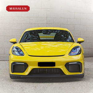 Kit complet de carrosserie pour <span class=keywords><strong>Posche</strong></span> 718, modèle GT4, matériau PP avec aérations, pare-chocs avant, aile arrière, diffuseur - Product Image 1