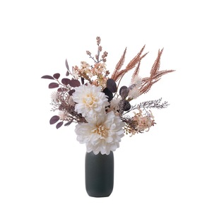 Bouquet de fleurs artificielles Amber Time en tissu tissé plastique pour mariage et décoration intérieure CF02090 - Product Image 5