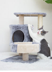 الشركة المصنعة الجملة رمادي الوردي السيزال قصيرة أفخم القط هرش البيت - Product Image 2