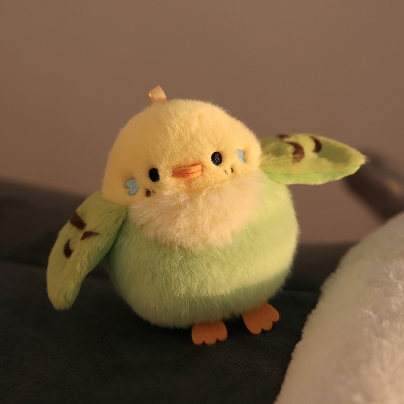 Stand shoulder doll-parrot green