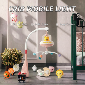Móvil Musical de Plástico para Cuna de Bebé con Luces, Proyección Musical y Control Remoto para Recién Nacidos y Bebés - Product Image 2
