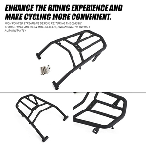 Venta Directa de Fábrica - Soporte de Portaequipajes Trasero Negro de Alta Calidad, Compatible con <span class=keywords><strong>Honda</strong></span> CRF250 <span class=keywords><strong>RALLY</strong></span> 2017-2019 2018 CRF <span class=keywords><strong>250</strong></span> 18 - Product Image 4
