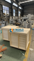 Machine de fraisage de profilés en aluminium CNC à trois axes avec moteur à retournement automatique, commande PLC, pour fraisage multi-profilés, 6 à 10 pièces par cycle