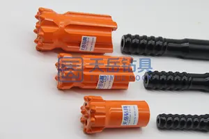 T38 Retracボタンビット70mm76mm 89mmロックドリル用ネジRetracボタンビット