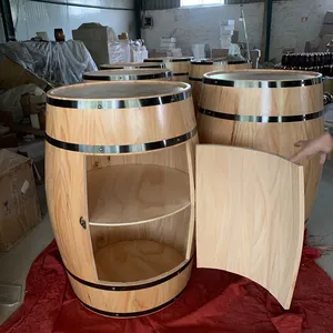 Großvolumige Fabrik Direkt verkauf Made In China Kiefer Eiche Eimer Holz Weinfass