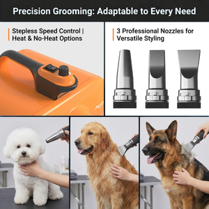 Sèche-cheveux pour <span class=keywords><strong>chiens</strong></span> Shernbao DHD-3000F, qualité professionnelle, faible bruit, pour salons de <span class=keywords><strong>toilettage</strong></span> canin, fournitures pour animaux Typhoon. - Product Image 5