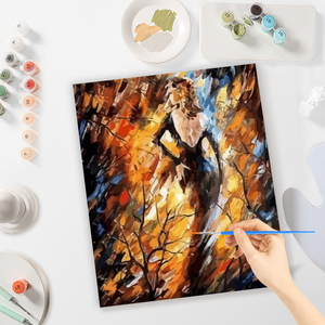 <span class=keywords><strong>Peinture</strong></span> par numéros pour adultes, kits abstraits et colorés, femmes, cadeau DIY, image faite à la main pour la décoration <span class=keywords><strong>de</strong></span> la maison, 40x50cm/16x20inch avec - Product Image 4