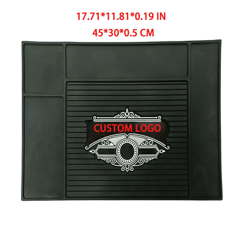 Black Red - Barber Mat