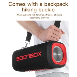 Soonbox S9200 Music Angel Mini Woofer altavoz al aire libre llavero micrófono bajo Blue Tooth estéreo altavoces inalámbricos - Product Image 4