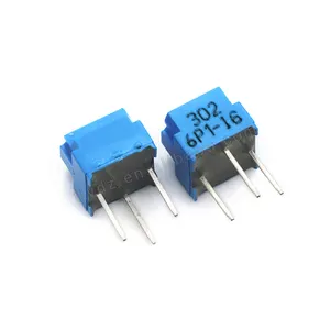 Variable Resistor 1K 2K 5K 10K 20K 50K 100K 200K 500K Passive Components Trimming Potentiometer 3362 302K GF063P1-B302K