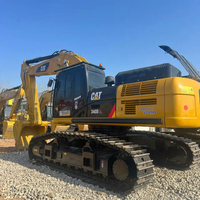 En stock, excavatrice sur chenilles CAT 340D2L d'occasion disponible, 336 345D2L prête à l'emploi, personnalisable, matériel d'origine, prix compétitif