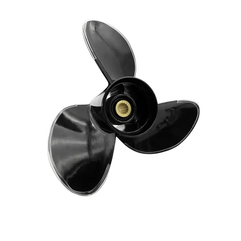 Little Dolphin Outboard Motor Parts Silver OEM Service Aluminum Alloy Rc 3 Blade 7 Inch Propeller Electric Outboard 30hp